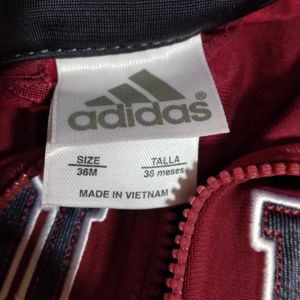 Boys Toddlers adidas Full‎ Zip Jacket 36M Red Athletic